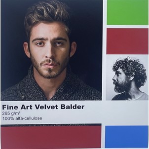 Color Europe Fine Art Velvet Balder 265 grams - 24" x 15 metri 